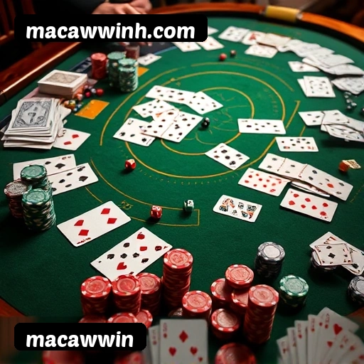 macawwin bônus R$5.000 + 500 giros - Rollover 35x, prazo 30 dias, 38% taxa conversão